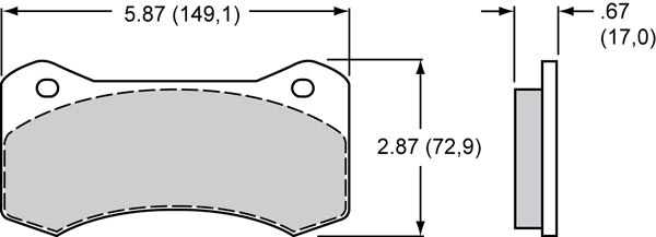 Wilwood Racing Pads - 150-15193K