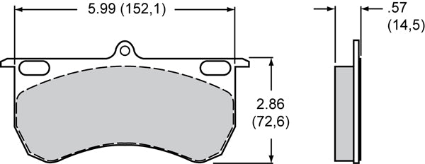 Wilwood Powersports Pads - 150-9841K