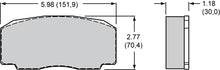 Load image into Gallery viewer, Wilwood Racing Pads - 15H-8119K
