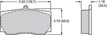 Load image into Gallery viewer, Wilwood Racing Pads - 15A-7062K
