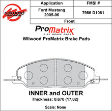 Load image into Gallery viewer, 2005 - 2011 Ford Original Equipment Pads - 150-D1081K
