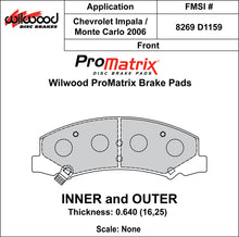 Load image into Gallery viewer, 2006 - 2013 Buick, Cadillac, Chevrolet Original Equipment Pads - 150-D1159K
