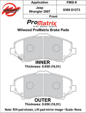 Load image into Gallery viewer, 2007 - 2018 Chrysler, Dodge, Jeep, Volkswagen Original Equipment Pads - 150-D1273K
