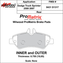 Load image into Gallery viewer, 2007 - 2012 Dodge, Freightliner, Mercedes-Benz Original Equipment Pads - 150-D1317K

