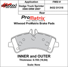 Load image into Gallery viewer, 2007 - 2012 Dodge, Freightliner, Mercedes-Benz Original Equipment Pads - 150-D1318K
