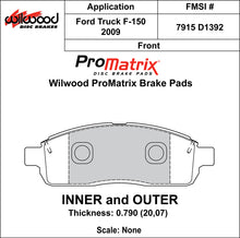 Load image into Gallery viewer, 2009 - 2009 Ford Original Equipment Pads - 150-D1392K
