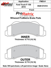Load image into Gallery viewer, 2010 - 2017 Ford, Lincoln Original Equipment Pads - 150-D1414K
