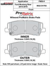 Load image into Gallery viewer, Wilwood Racing Pads - 150-30-D1793K
