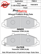 Load image into Gallery viewer, 1997 - 2004 Ford, Lincoln Original Equipment Pads - 150-D0679K

