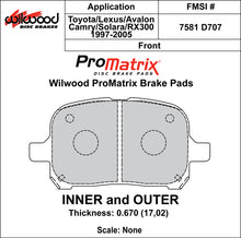 Load image into Gallery viewer, 1997 - 2005 Lexus, Toyota Original Equipment Pads - 150-D0707K

