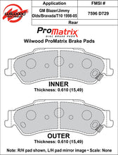 Load image into Gallery viewer, 1996 - 2005 Chevrolet, GMC, Oldsmobile Original Equipment Pads - 150-D0729K
