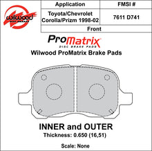Load image into Gallery viewer, 1998 - 2002 Chevrolet Original Equipment Pads - 150-D0741K
