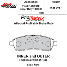Load image into Gallery viewer, 1999 - 2005 Ford Original Equipment Pads - 150-D0757K
