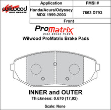 Load image into Gallery viewer, 1999 - 2004 Acura, Honda Original Equipment Pads - 150-D0793K

