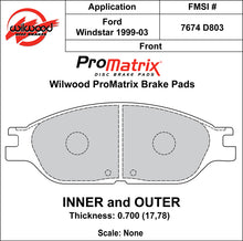 Load image into Gallery viewer, 1999 - 2003 Ford Original Equipment Pads - 150-D0803K
