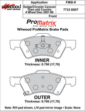 Load image into Gallery viewer, 2001 - 2007 Chrysler, Dodge Original Equipment Pads - 150-D0857K
