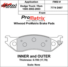 Load image into Gallery viewer, 2002 - 2002 Dodge Original Equipment Pads - 150-D0897K
