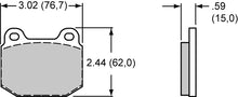 Load image into Gallery viewer, 2003 - 2017 Infiniti, Mitsubishi, Nissan, Subaru Wilwood Racing Pads - 150-10-D0961K
