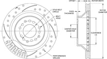 Load image into Gallery viewer, SRP Drilled Performance Rotor &amp; Hat - 160-12189
