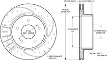 Load image into Gallery viewer, SRP Drilled Performance Rotor &amp; Hat - 160-11286
