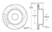 Load image into Gallery viewer, SRP Drilled Performance Rotor &amp; Hat - 160-6972
