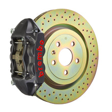 Load image into Gallery viewer, Brembo Rear, 365x28 1-Piece Discs, Black Hard Anodized Calipers - GTXSX2P_-8001A
