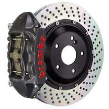 Load image into Gallery viewer, Brembo Rear, 380x28 2-Piece Discs, Black Hard Anodized Calipers - GTXSX2PX-9066A
