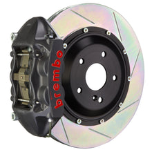 Load image into Gallery viewer, Brembo Rear, 380x28 2-Piece Discs, Black Hard Anodized Calipers - GTXSX2PX-9051A
