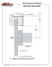 Load image into Gallery viewer, Forged Narrow Superlite 4R Big Brake Rear Parking Brake Kit - 140-13332
