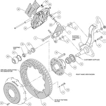 Load image into Gallery viewer, 1957 - 1968 Edsel, Ford, Mercury Forged Narrow Superlite 6R Big Brake Front Brake Kit (Hub) - 140-13655
