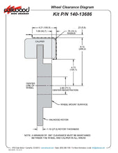 Load image into Gallery viewer, 2005 - 2014 Ford AERO4 Big Brake Rear Parking Brake Kit - 140-13686
