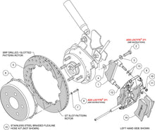 Load image into Gallery viewer, 2007 - 2018 Jeep Forged Narrow Superlite 4R Big Brake Rear Brake Kit For OE Parking Brake - 140-13969
