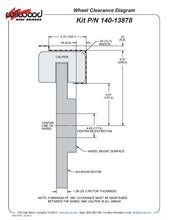 Load image into Gallery viewer, 1999 - 2009 Chevrolet, GMC, Hummer TX6R Big Brake Truck Rear Brake Kit - 140-13878
