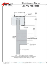 Load image into Gallery viewer, 2005 - 2012 Ford TX6R Big Brake Truck Rear Brake Kit - 140-13868
