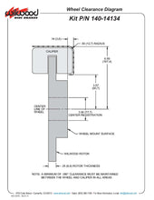 Load image into Gallery viewer, Dynapro SA Lug Drive Dynamic Rear Drag Brake Kit - 140-14134
