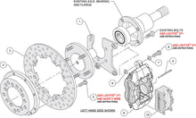 Load image into Gallery viewer, 1964 - 1974 Buick, Chevrolet, Oldsmobile, Pontiac Forged Dynalite Rear Drag Brake Kit - 140-0264
