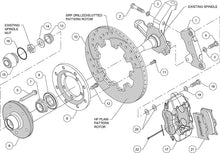Load image into Gallery viewer, Forged Dynalite Big Brake Front Brake Kit (5 x 5 Hub) 140-14530

