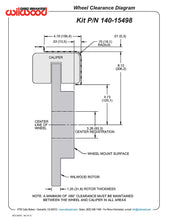 Load image into Gallery viewer, AERO6 Big Brake Rear Brake Kit For OE Parking Brake - 140-15498
