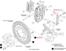 Load image into Gallery viewer, 1984 - 1989 Porsche Forged Narrow Superlite 4R Front Brake Kit - 140-16681
