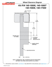 Load image into Gallery viewer, 2017 - 2020 Ford AERO6-DM Direct-Mount Truck Front Brake Kit - 140-16808
