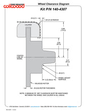 Load image into Gallery viewer, 1963 - 1970 Ford, Mercury Forged Dynalite Front Drag Brake Kit - 140-4307
