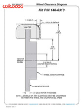 Load image into Gallery viewer, 1988 - 2000 Honda Forged Dynalite Big Brake Front Brake Kit (Hat) - 140-6310
