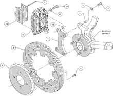 Load image into Gallery viewer, 2002 - 2006 Mitsubishi Forged Dynalite Big Brake Front Brake Kit (Hat) - 140-7015
