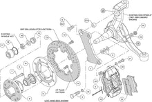Load image into Gallery viewer, 1960 - 1982 Buick, Chevrolet, Ford, GMC, Mercury, Oldsmobile, Pontiac Forged Dynalite Big Brake Front Brake Kit (Hub) - 140-7675
