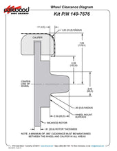Load image into Gallery viewer, 1955 - 1957 Chevrolet Forged Dynalite Big Brake Front Brake Kit (Hub) - 140-7676
