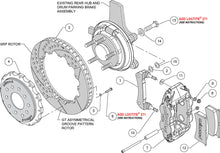 Load image into Gallery viewer, 1997 - 2013 Cadillac, Chevrolet Forged Narrow Superlite 4R Big Brake Rear Brake Kit For OE Parking Brake - 140-8032
