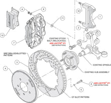 Load image into Gallery viewer, 1994 - 2004 Ford Forged Narrow Superlite 6R Big Brake Front Brake Kit (Hat) - 140-9107
