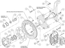 Load image into Gallery viewer, 1962 - 1972 Dodge, Plymouth Forged Dynalite Big Brake Front Brake Kit (Hub) - 140-9828
