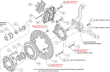 Load image into Gallery viewer, 1963 - 1970 Ford, Mercury Forged Dynalite Big Brake Front Brake Kit (Hub) - 140-11072
