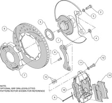 Load image into Gallery viewer, 1991 - 2005 Mazda Forged Dynalite Big Brake Front Brake Kit (Hat) - 140-11704
